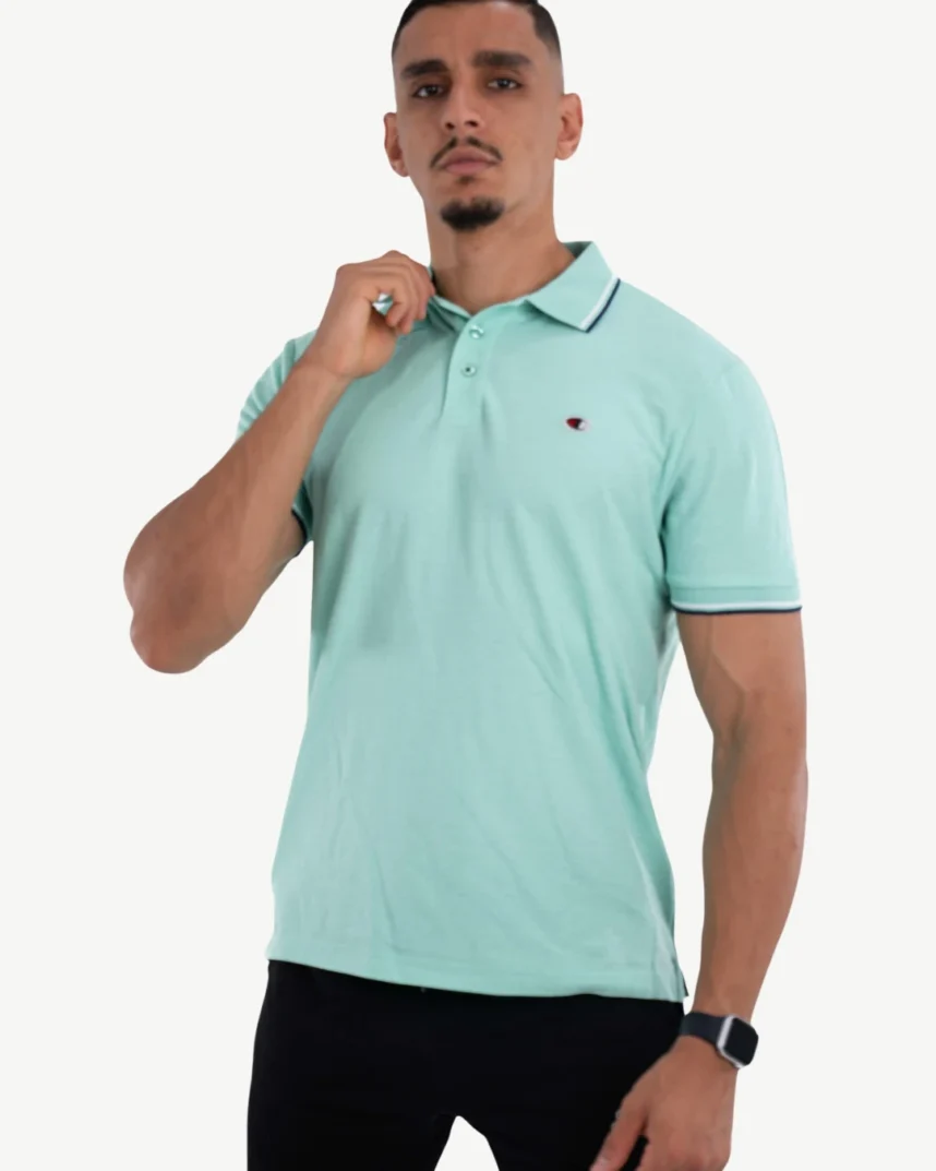 Polo Demi-Manches Champion Vert D'Eau