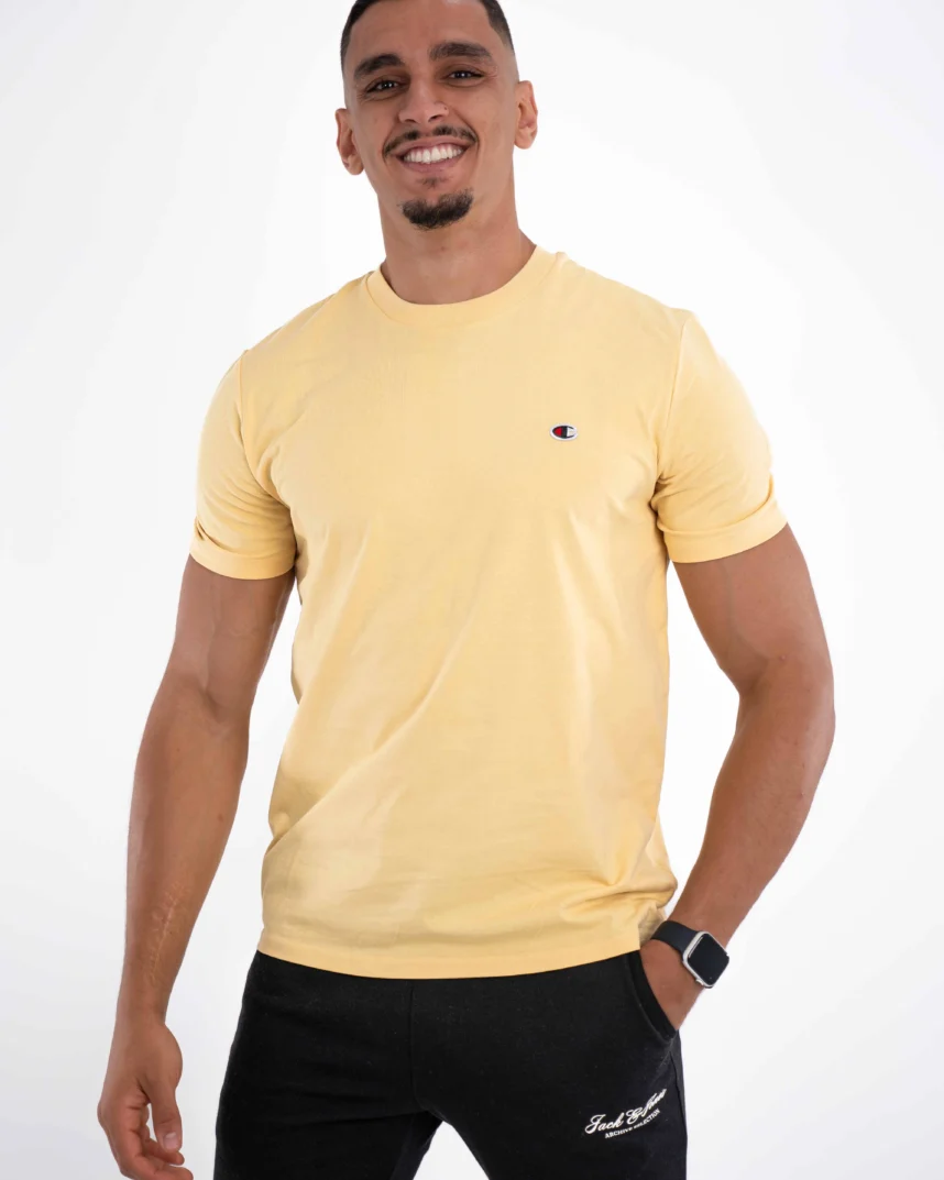 T-Shirt Basique Champion Jaune