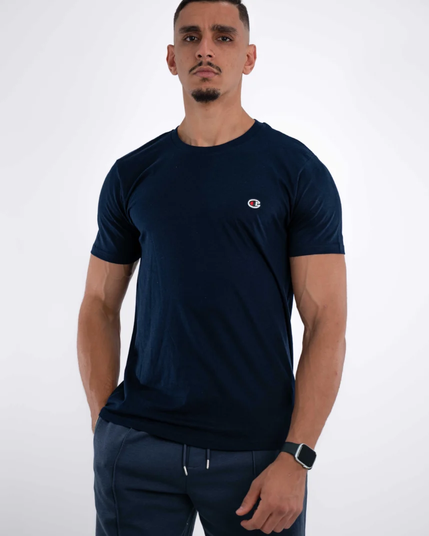 T-Shirt Basique Champion Bleu Nuit