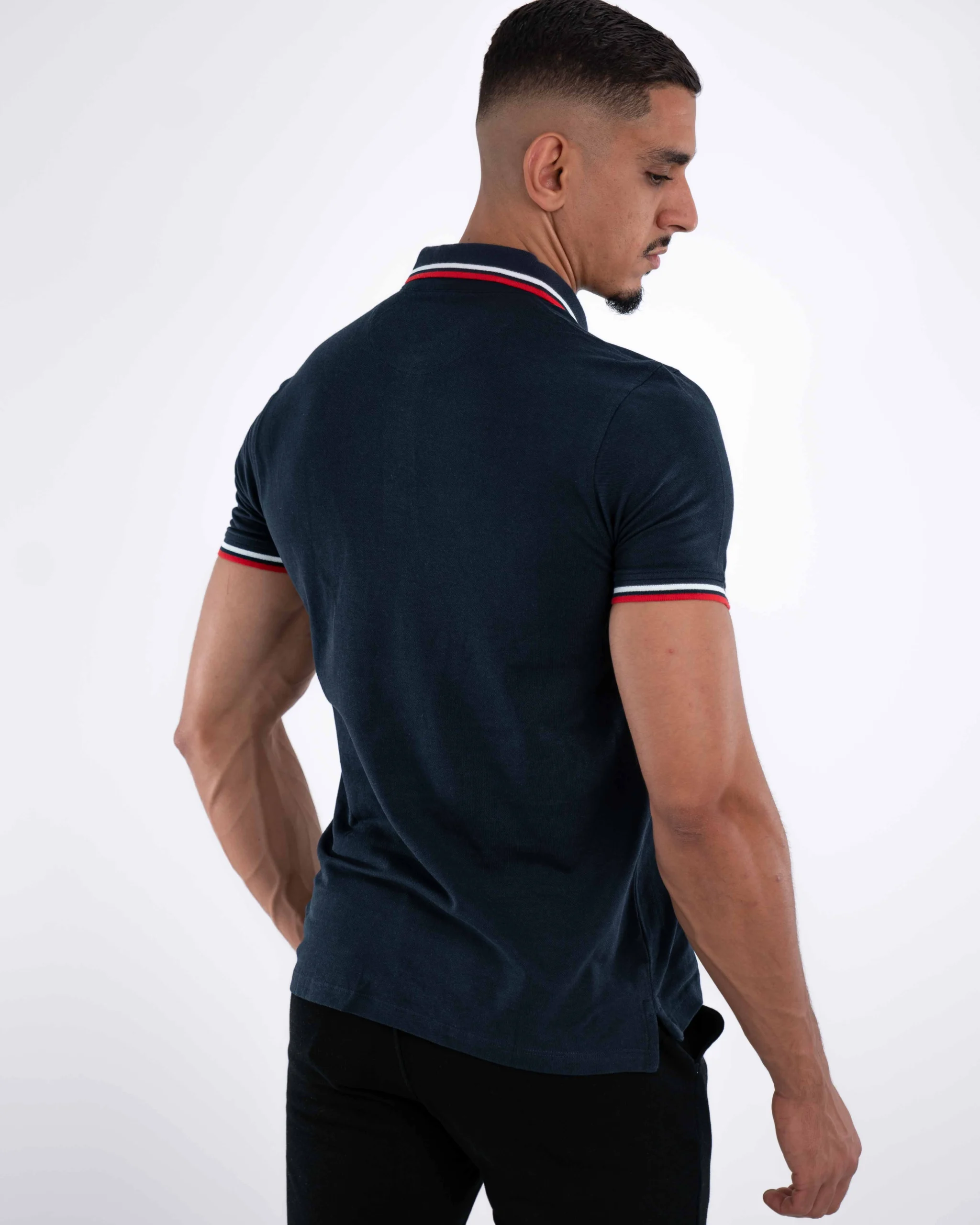 Polo Demi-Manches Jack&Jones Bleu Nuit