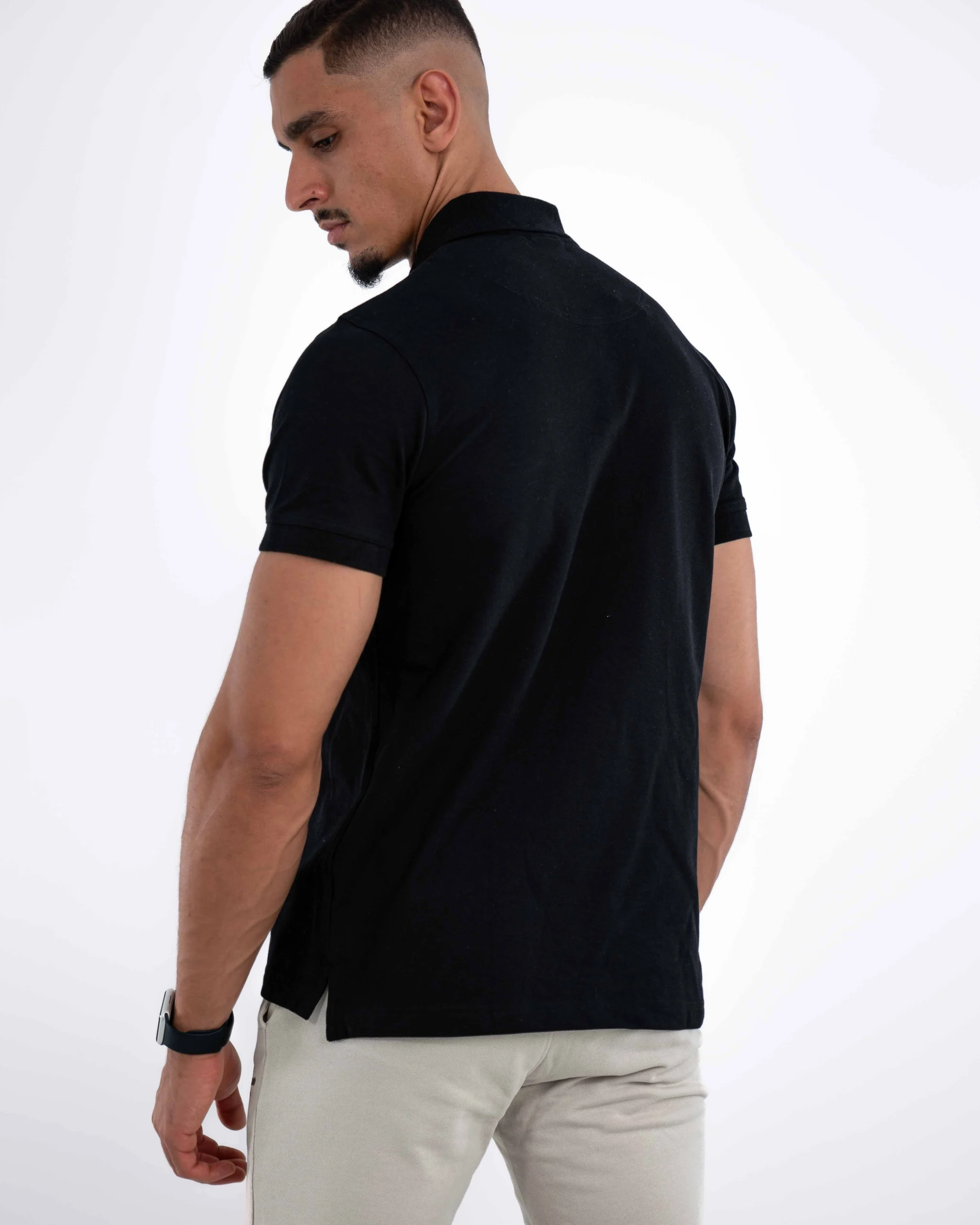 Polo Demi-Manches Jack&Jones Noir