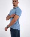 Polo Demi-Manches Jack&Jones Bleu – Image 3