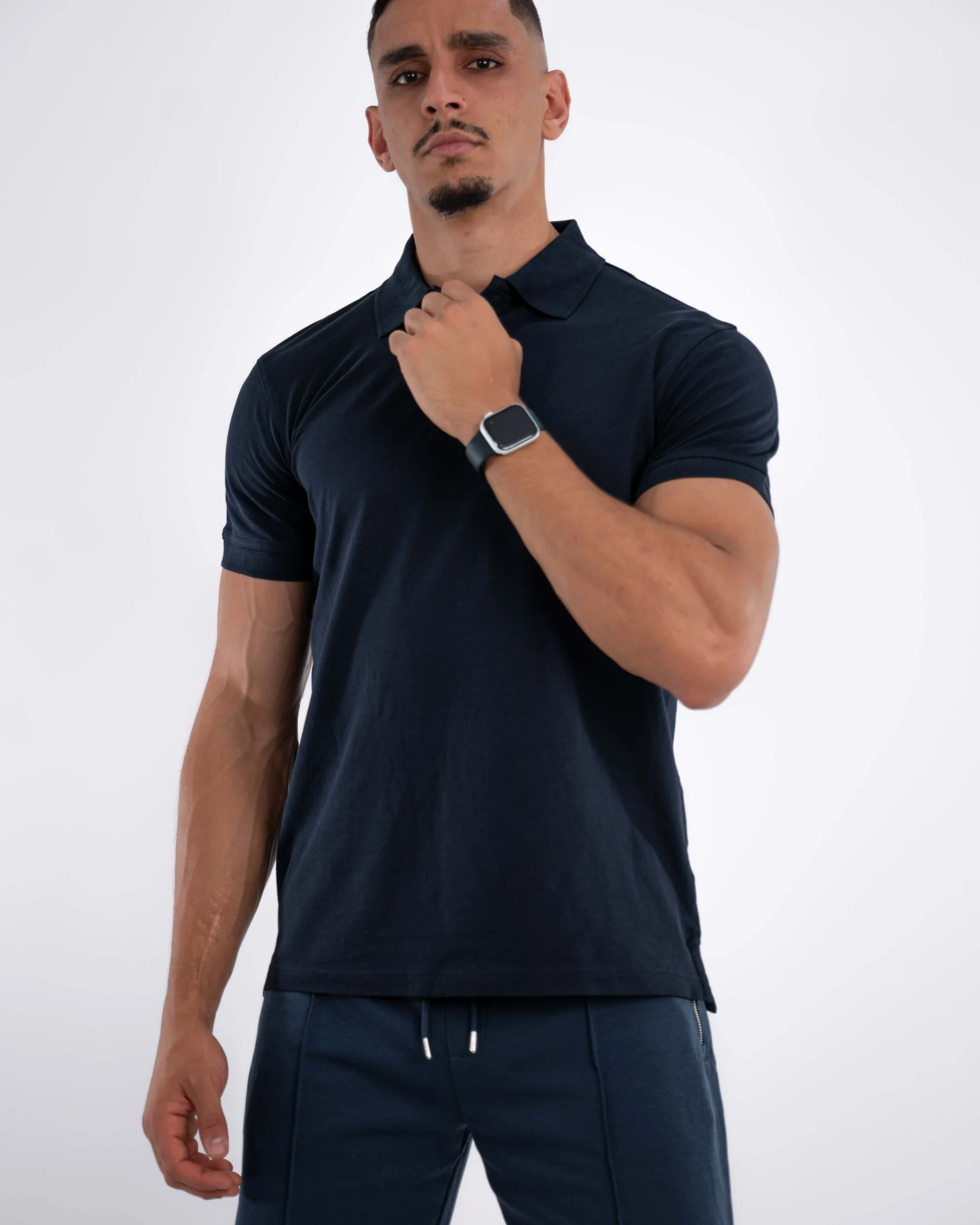 Polo Demi-Manches Jack&Jones Bleu Nuit