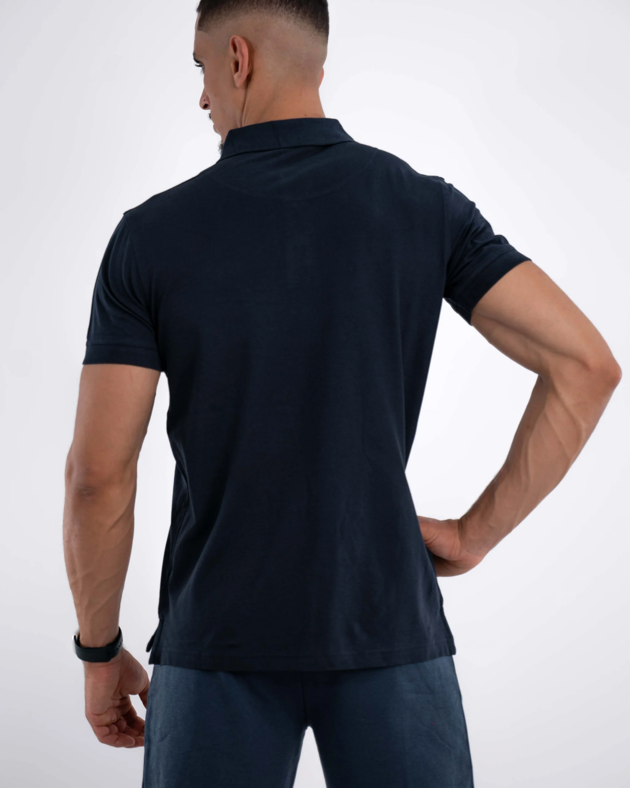 Polo Demi-Manches Jack&Jones Bleu Nuit