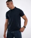 Polo Demi-Manches Jack&Jones Bleu Nuit – Image 3