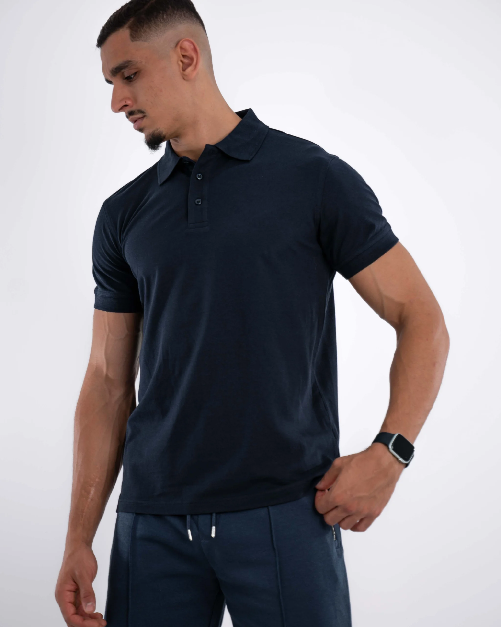 Polo Demi-Manches Jack&Jones Bleu Nuit