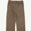 Pantalon Toile Garçon beige foncé