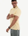 Polo Demi-Manches Celio Jaune – Image 3