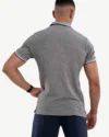 Polo Demi-Manches Celio Gris Chiné – Image 2