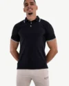 Polo Demi-Manches Celio Noir