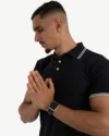 Polo Demi-Manches Celio Noir – Image 5