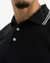 Polo Demi-Manches Celio Noir – Image 6