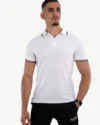 Polo Demi-Manches Celio Blanc