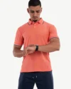 Polo Demi-Manches Celio Saumon – Image 3