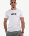 T-Shirt Celio Print Blanc