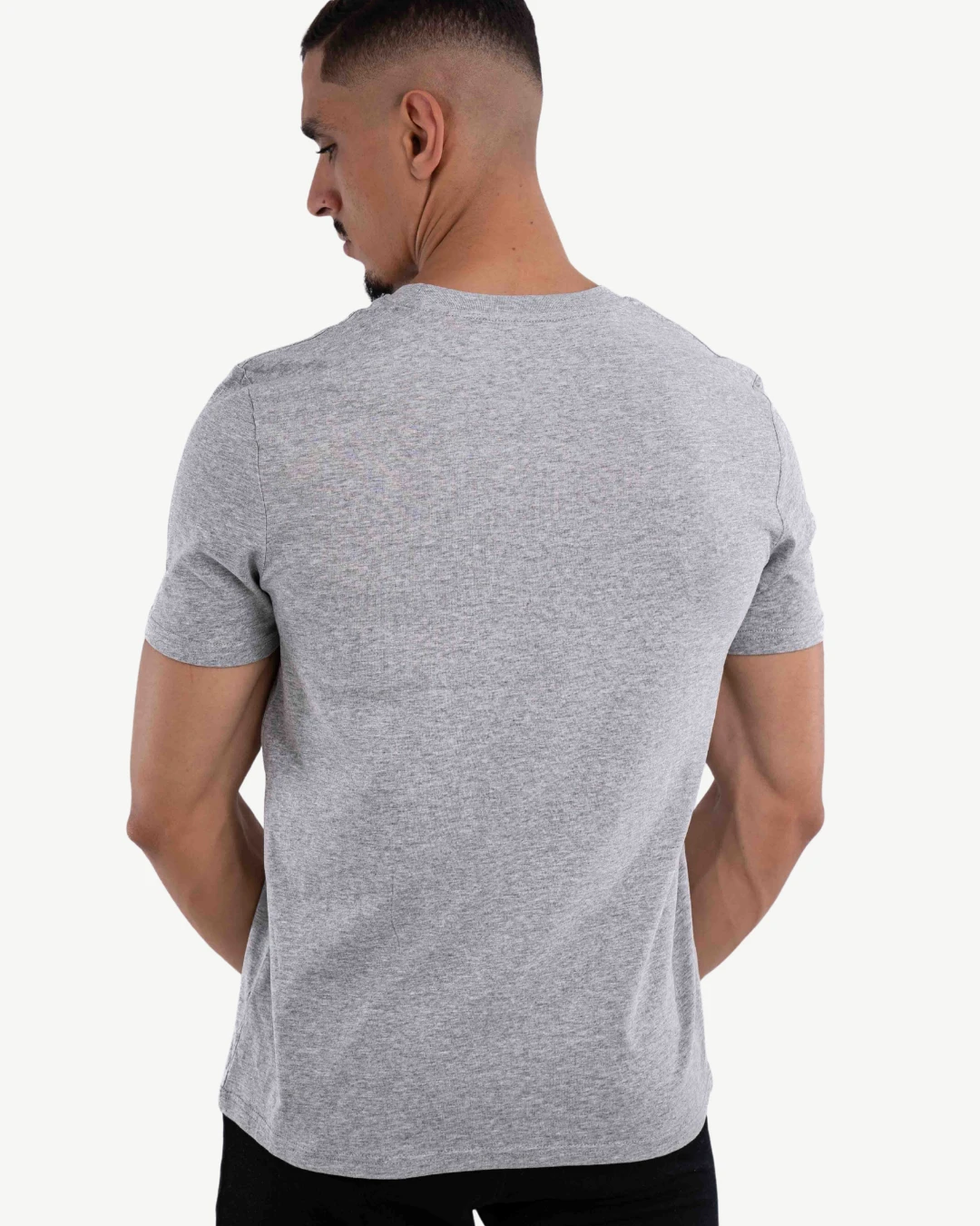 T-Shirt Celio Print Gris Chiné