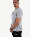 T-Shirt Celio Print Gris Chiné – Image 3