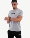 T-Shirt Celio Print Gris Chiné – Image 4