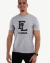T-Shirt Celio Print Gris Chiné