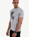 T-Shirt Celio Print Gris Chiné – Image 3