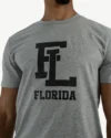 T-Shirt Celio Print Gris Chiné – Image 4