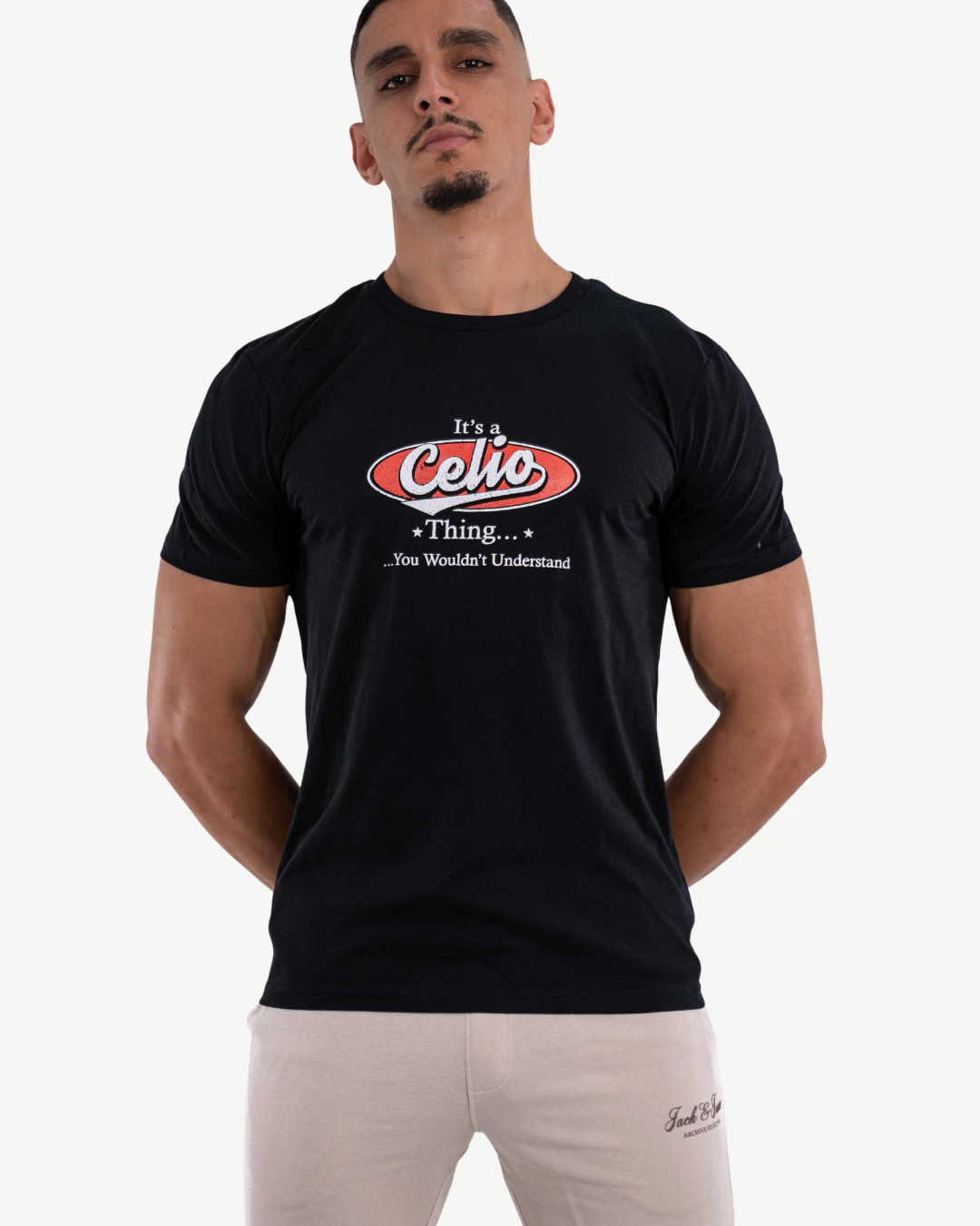 T-Shirt Celio Print Noir