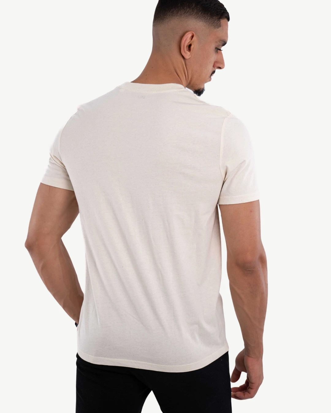 T-Shirt Celio Print Crème