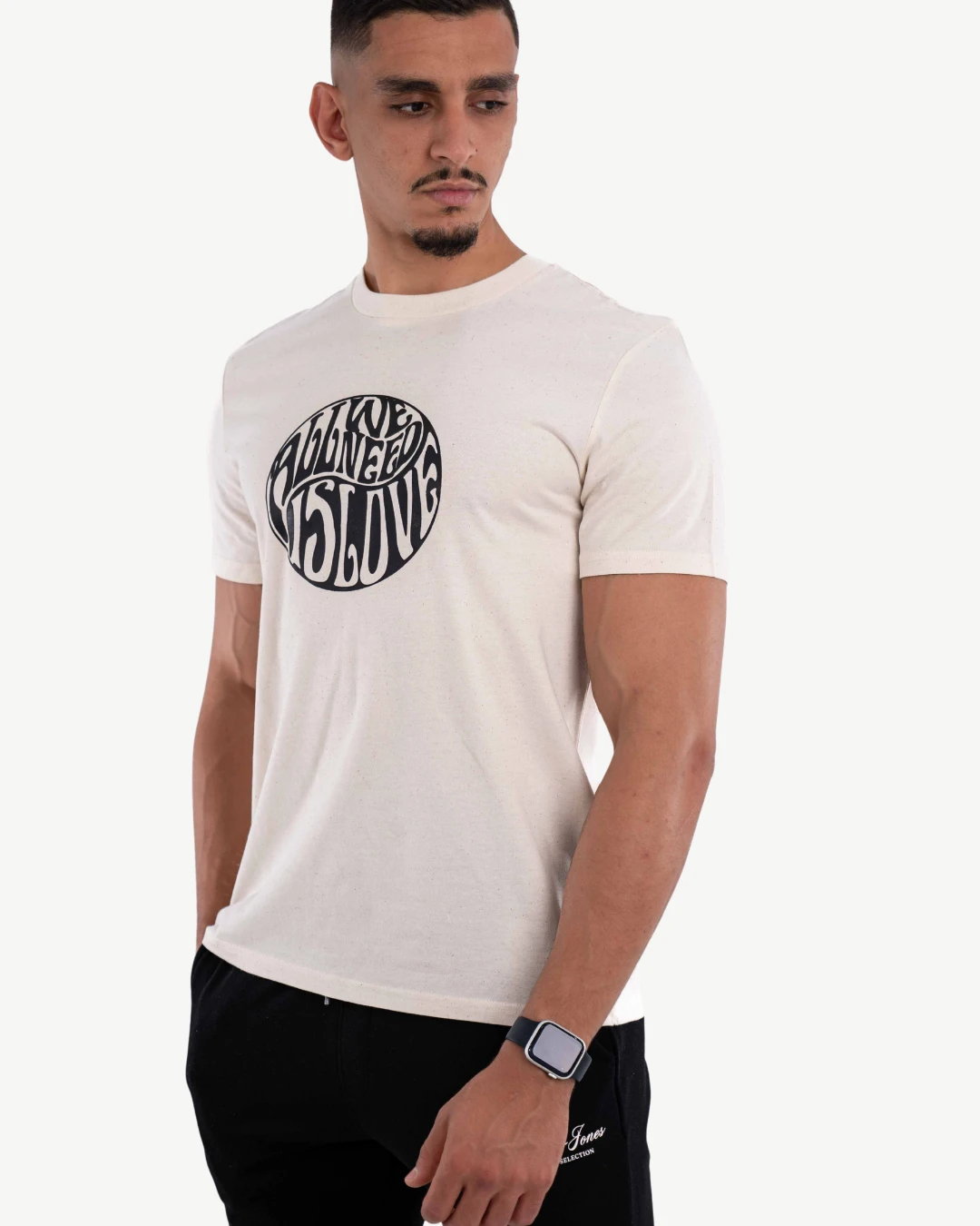 T-Shirt Celio Print Crème