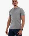 Polo Demi-Manches Champion Gris Chiné