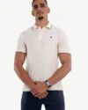 Polo Demi-Manches Champion Crème