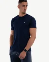 T-Shirt Basique Champion Bleu Nuit – Image 2