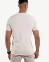 T-Shirt Basique Champion Crème – Image 2
