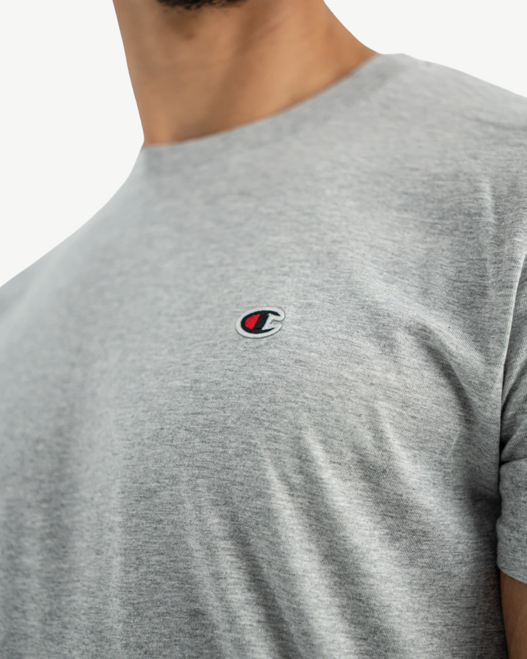 T-Shirt Basique Champion Gris Chiné
