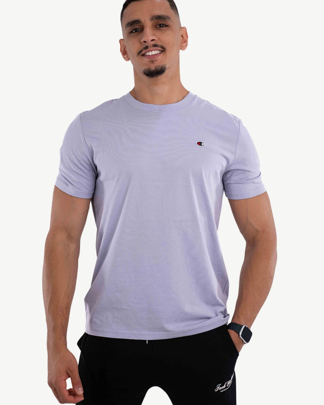 T-Shirt Basique Champion Mauve Clair