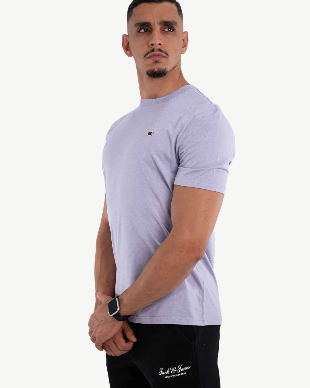 T-Shirt Basique Champion Mauve Clair