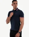 Polo Demi-Manches Jack&Jones Bleu Nuit – Image 3