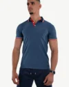 Polo Demi-Manches Jack&Jones Bleu