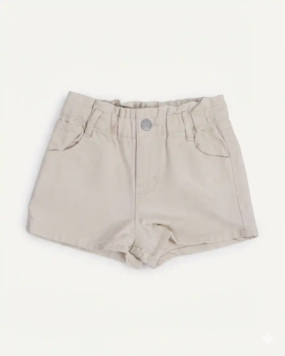 Short Fille OKAIDI Blanc