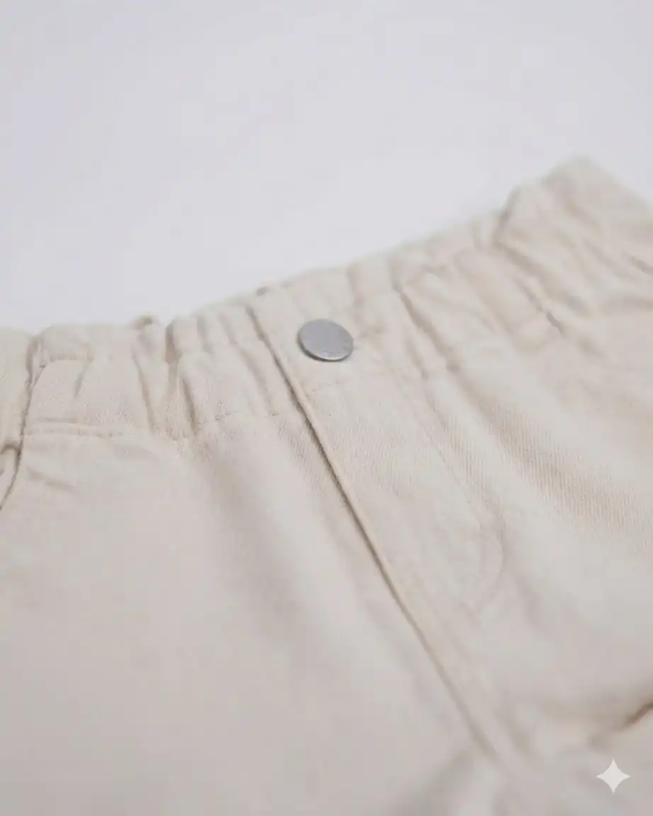 Short Fille OKAIDI Blanc