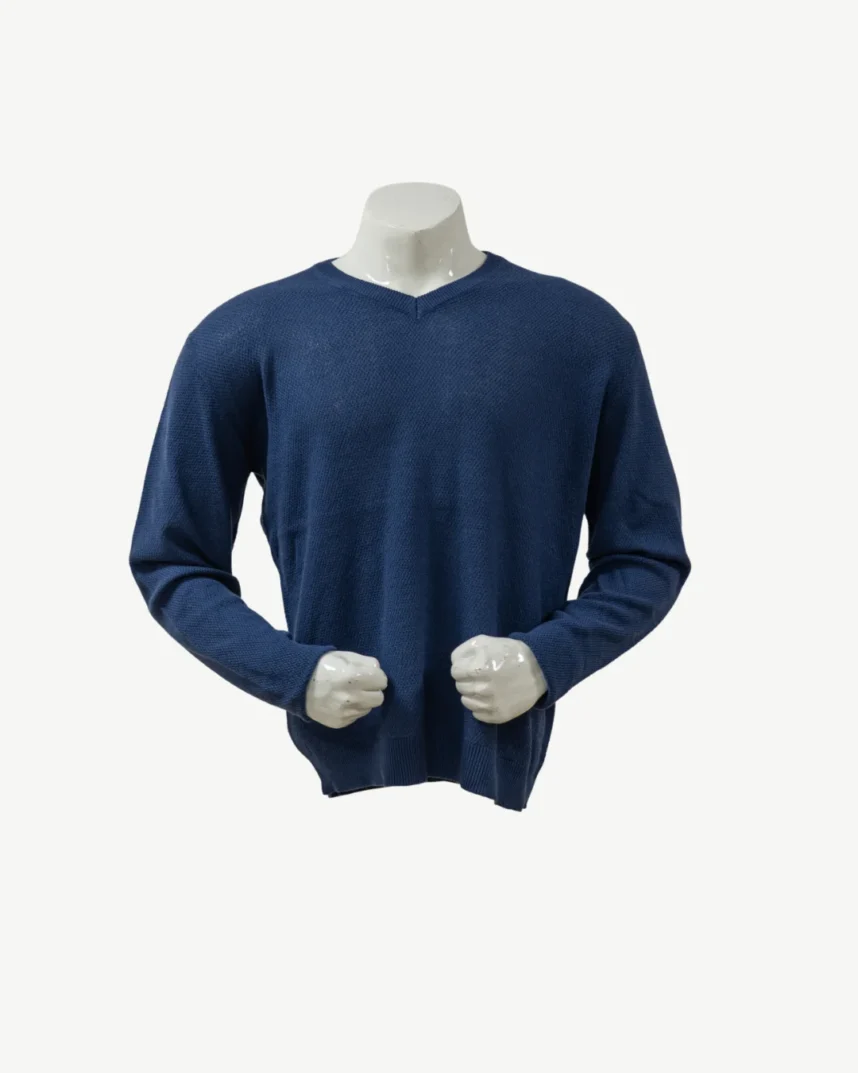 Pull En Laine Zara Bleu